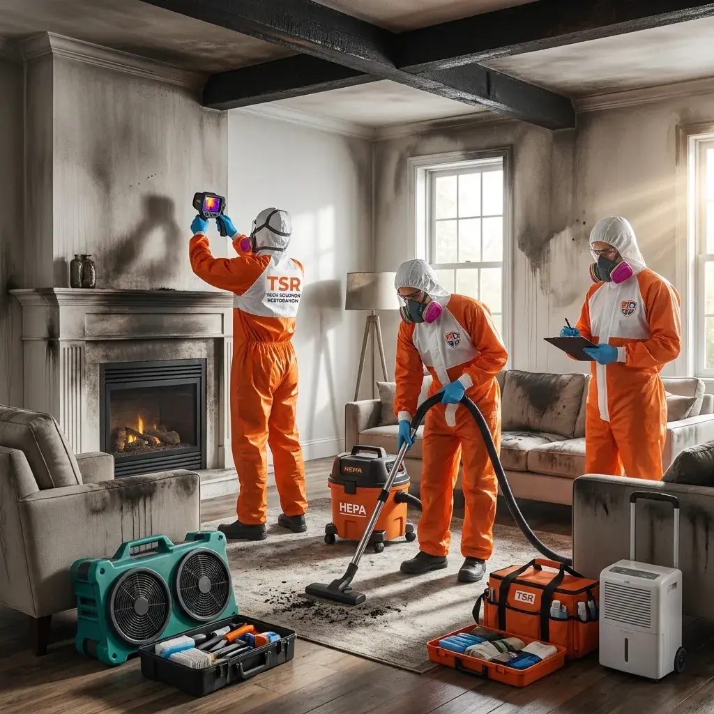Fire and Smoke Damage Cleanup