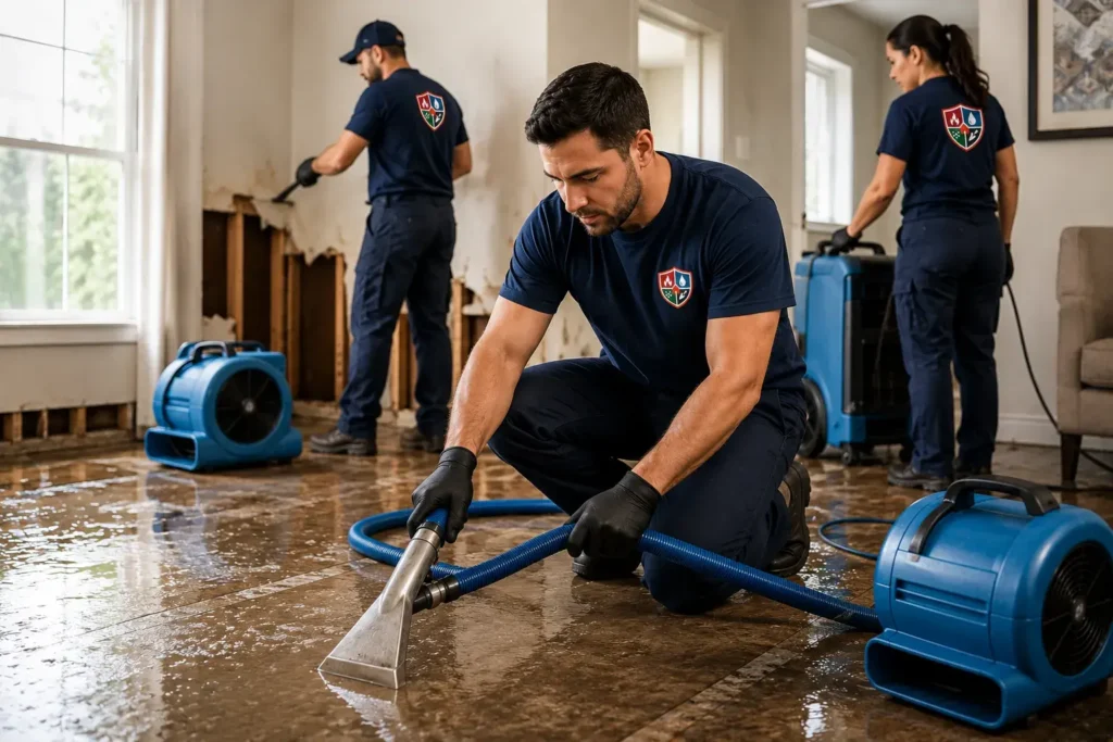 water damage restoration