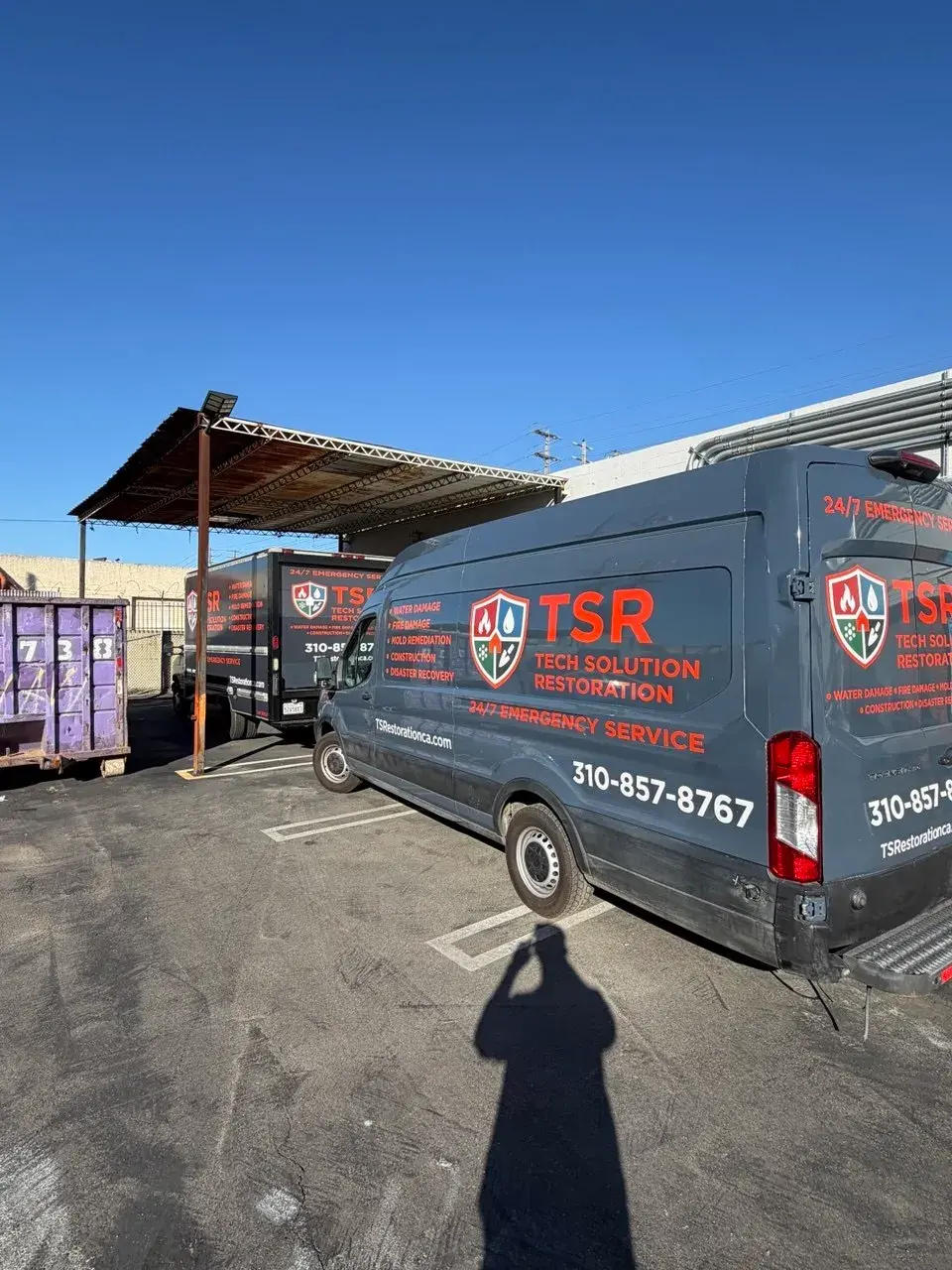 Professional property restoration response team serving Hollywood, California