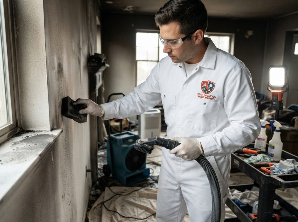 Electrical Fire Damage Restoration