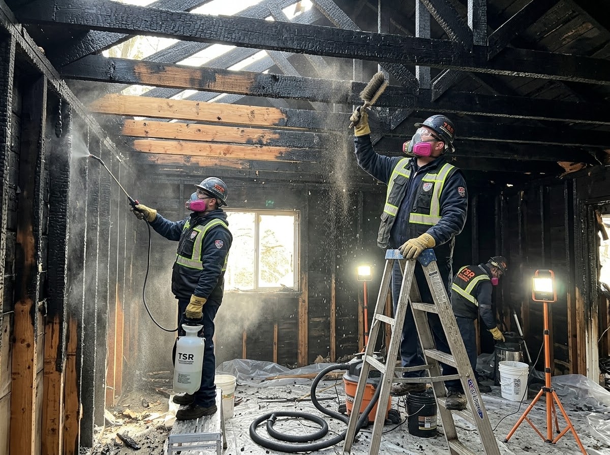 Smoke Damage in a Condo